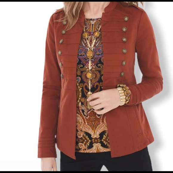 chicos military jacket